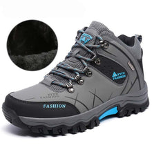 Load image into Gallery viewer, Brand Men Winter Snow Boots Warm Super Men High Quality Waterproof Leather Sneakers Outdoor Male Hiking Boots Work Shoes 39-47