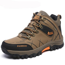 Load image into Gallery viewer, Brand Men Winter Snow Boots Warm Super Men High Quality Waterproof Leather Sneakers Outdoor Male Hiking Boots Work Shoes 39-47