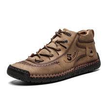 Load image into Gallery viewer, 2019 Men Casual Leather Shoes Winter Fashion Comfortable Flat Boots Men Lace-up Shoes Winter Autumn Male Sneaker Hiking Boots