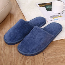 Load image into Gallery viewer, Slippers Men Winter Fleece House Shoes Floor Lovers Home Shoes Warm Soft Flats Solid  Men Shoes Indoor Slip-On Shoes  #YL5