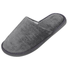 Load image into Gallery viewer, Slippers Men Winter Fleece House Shoes Floor Lovers Home Shoes Warm Soft Flats Solid  Men Shoes Indoor Slip-On Shoes  #YL5